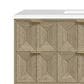James Martin Vanities Emmeline 48" Single Vanity in Pebble Oak with 3 cm White Zeus Quartz Top, , large