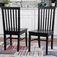 Linon Home Decor Percival Side Chair in Matte Black (Set of 2), , large