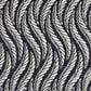 Safavieh Micro-Loop MLP170H 5" Round Charcoal and Ivory Area Rug, , large