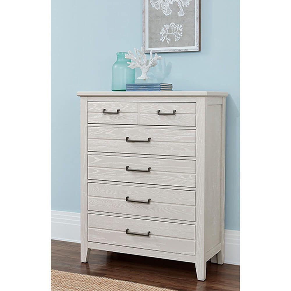Viceray Collections Passageways 5 Drawer Chest in Oyster Grey, , large