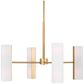 Visual Comfort & Co. Capalino Large Chandelier in Satin Brass, , large