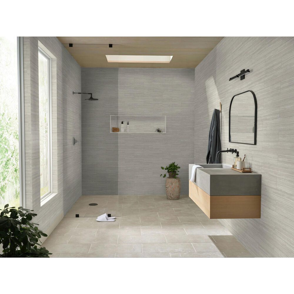 Shaw Tactis Braided Light 4" x 16" Ceramic Subway Tile, , large
