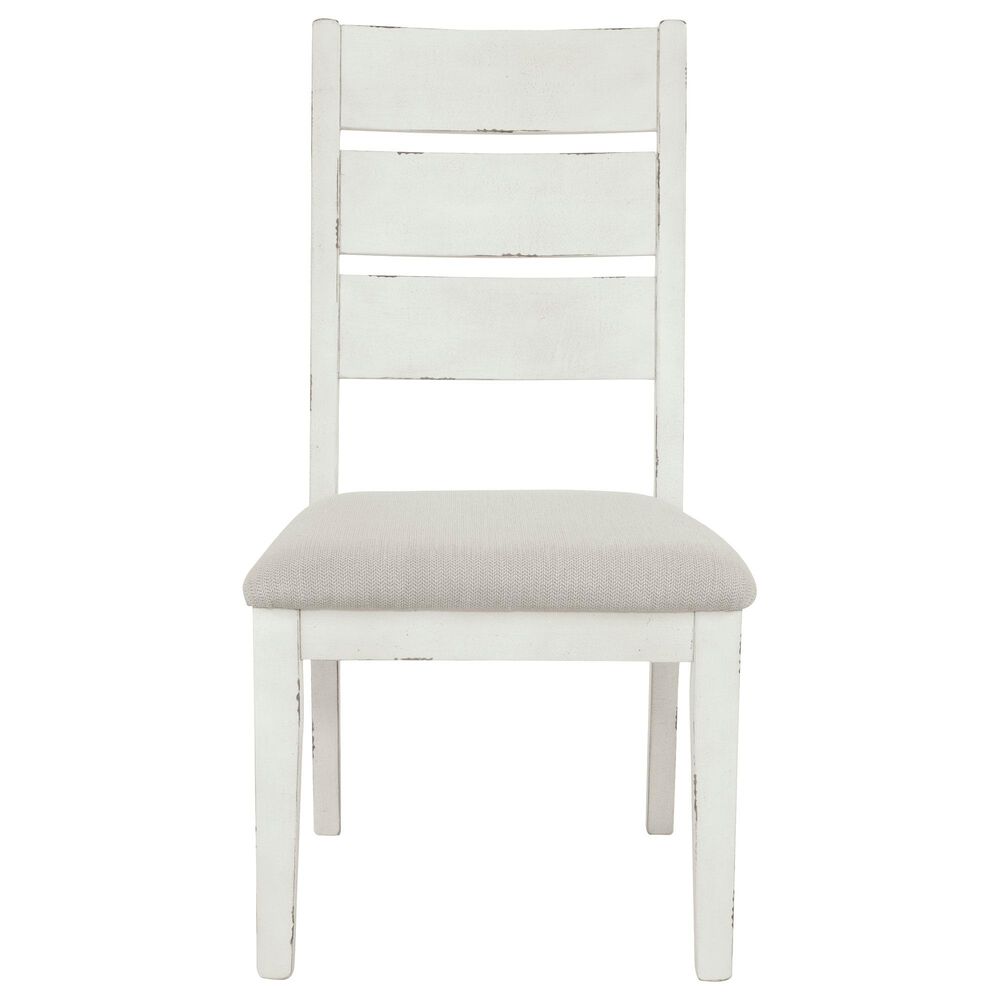 Signature Design by Ashley Grindleburg Dining Upholstered Side Chair in Antique White and Gray, , large