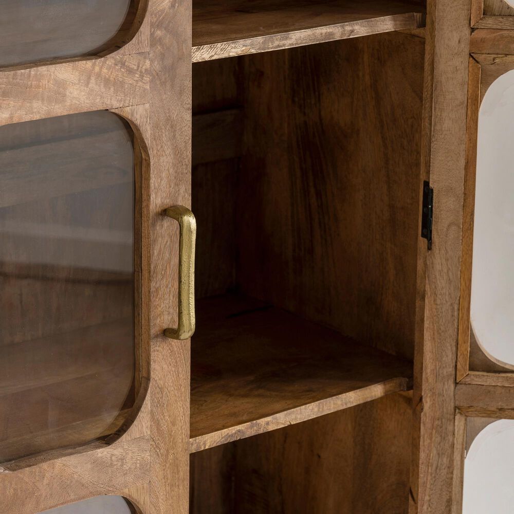 Crestview Collection Bengal Manor Apollo Cabinet in Medium Brown, , large