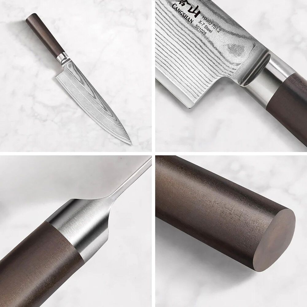 Cangshan Haku 9&quot; Honing Steel in Brown, , large
