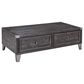 Ashley Todoe Lift Top Cocktail Table in Dark Gray, , large
