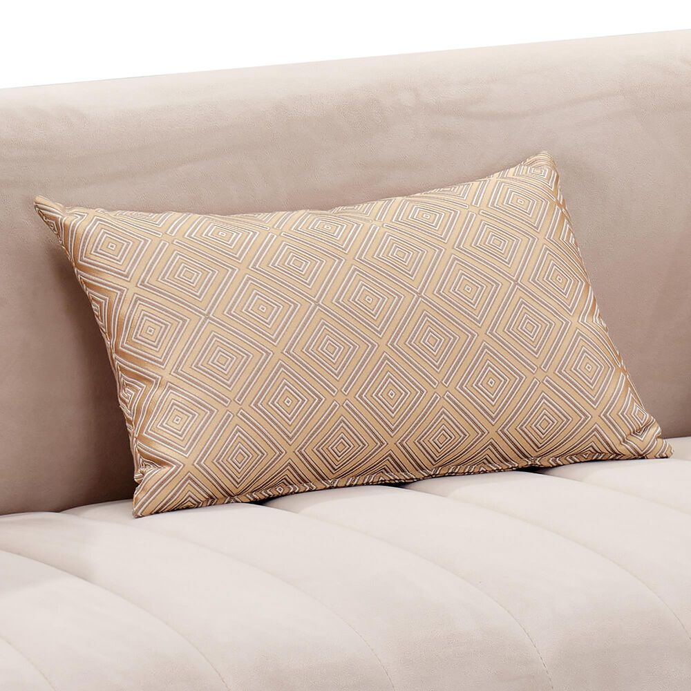 Vista Haus Ariana Stationary Sofa in Beige Velvet, , large