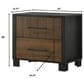 Crown Mark Nemy 3 Piece Queen LED Panel Bedroom Set in Brown, , large