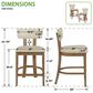 Valor Living Hanson 26" Counter Stool in Taupe, , large