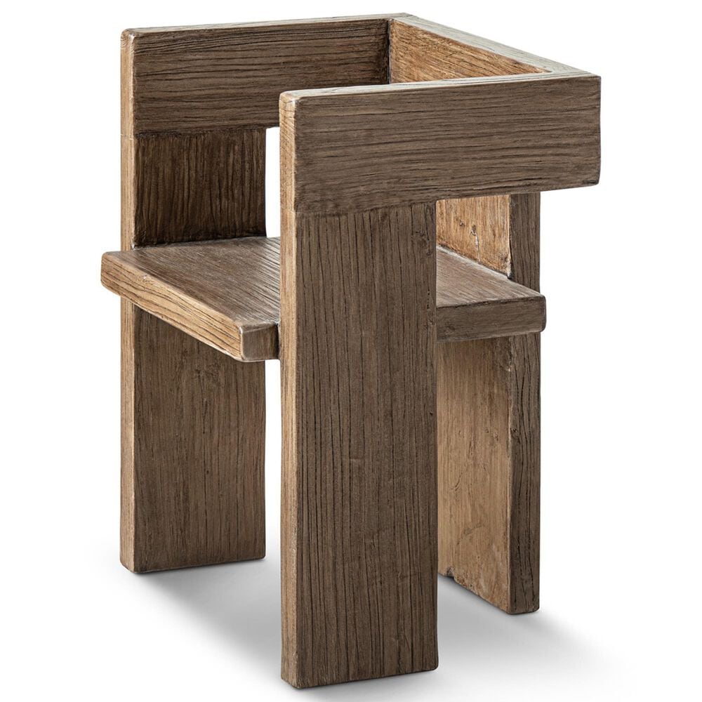 Jennifer Taylor Home Avenel Arm Chair in Heritage Medium Dark Brown, , large