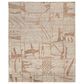 Feizy Sutton 5"6" x 8"6" Tan Area Rug, , large