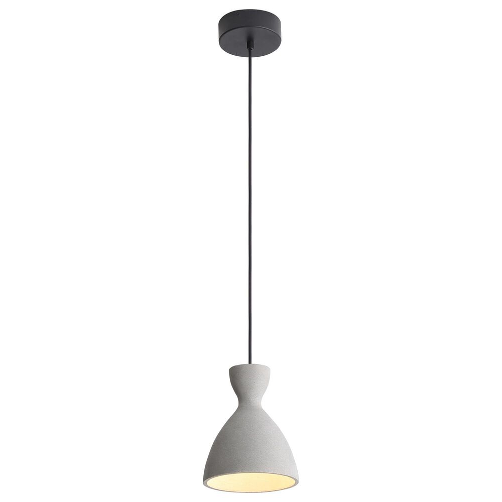 Golden Lighting Aethera 7" 1-Light LED Pendant in Grey, , large