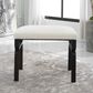 Uttermost Diverge Bench in Satin Black, , large