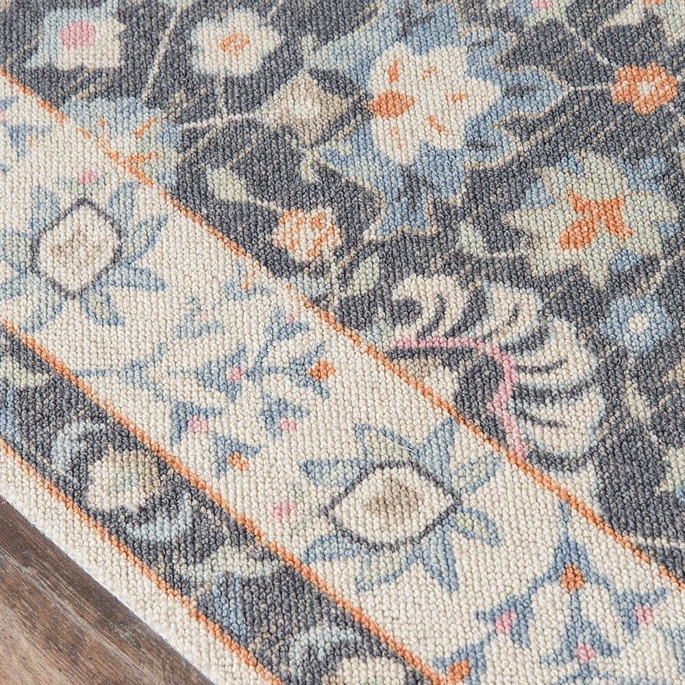 Momeni Anatolia ANA-8 2&#39;3&quot; x 7&#39;6&quot; Charcoal Runner, , large