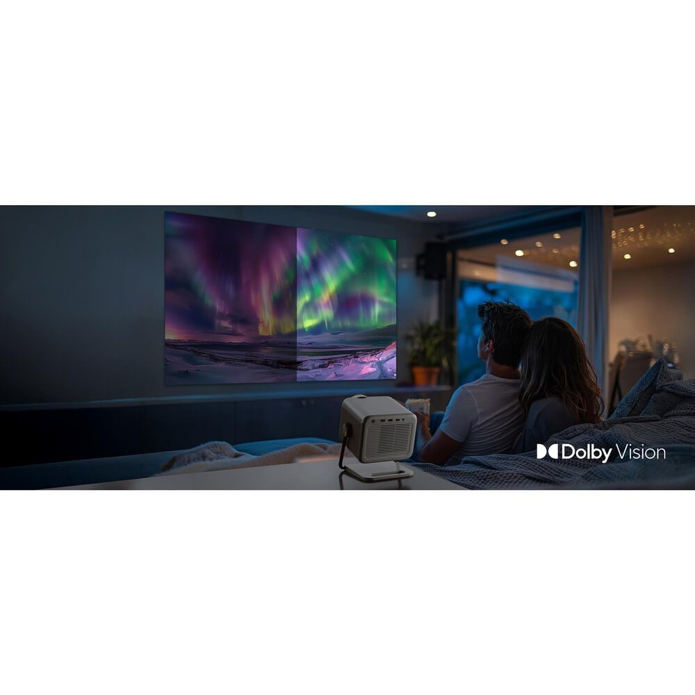 Hisense Triple Laser 4K Smart Mini Projector in Gray, , large
