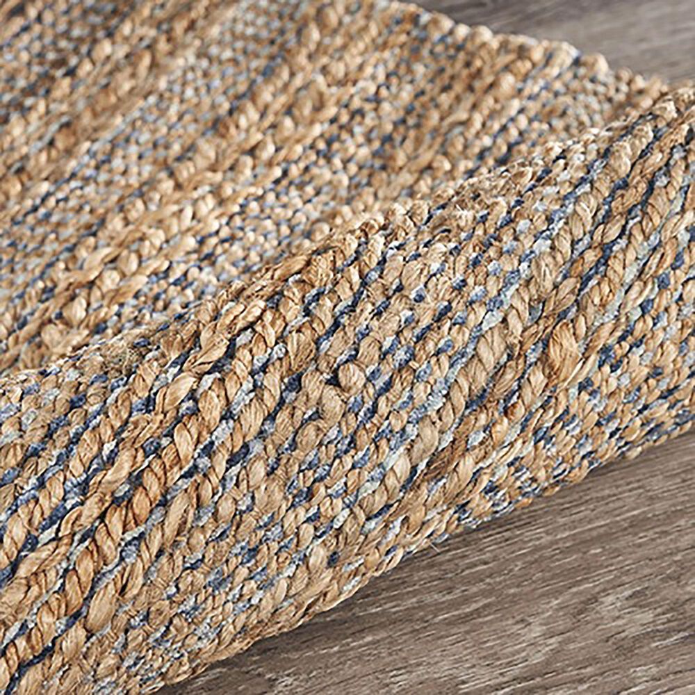 L&amp;R Resources Natural Fiber 7&#39;9&quot; x 9&#39;9&quot; Navy Area Rug, , large