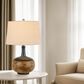 Cal Lighting Yuma Ceramic Table Lamp in Terra Cotta and Black, , large