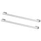 Fisher & Paykel 2-Piece Professional Round Flush Handle Kit for 30" Integrated Refrigerator Freezer in Stainless Steel, , large