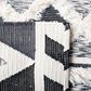 Safavieh Natura NAT685A 5" x 8" Ivory and Black Area Rug, , large
