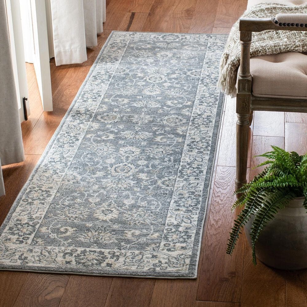 Safavieh Isabella ISA940F 2&#39;2&quot; x 7&#39; Gray and Cream Runner, , large