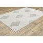 Oriental Weavers Cambria Lattice 6"7" x 9"6" Grey Area Rug, , large