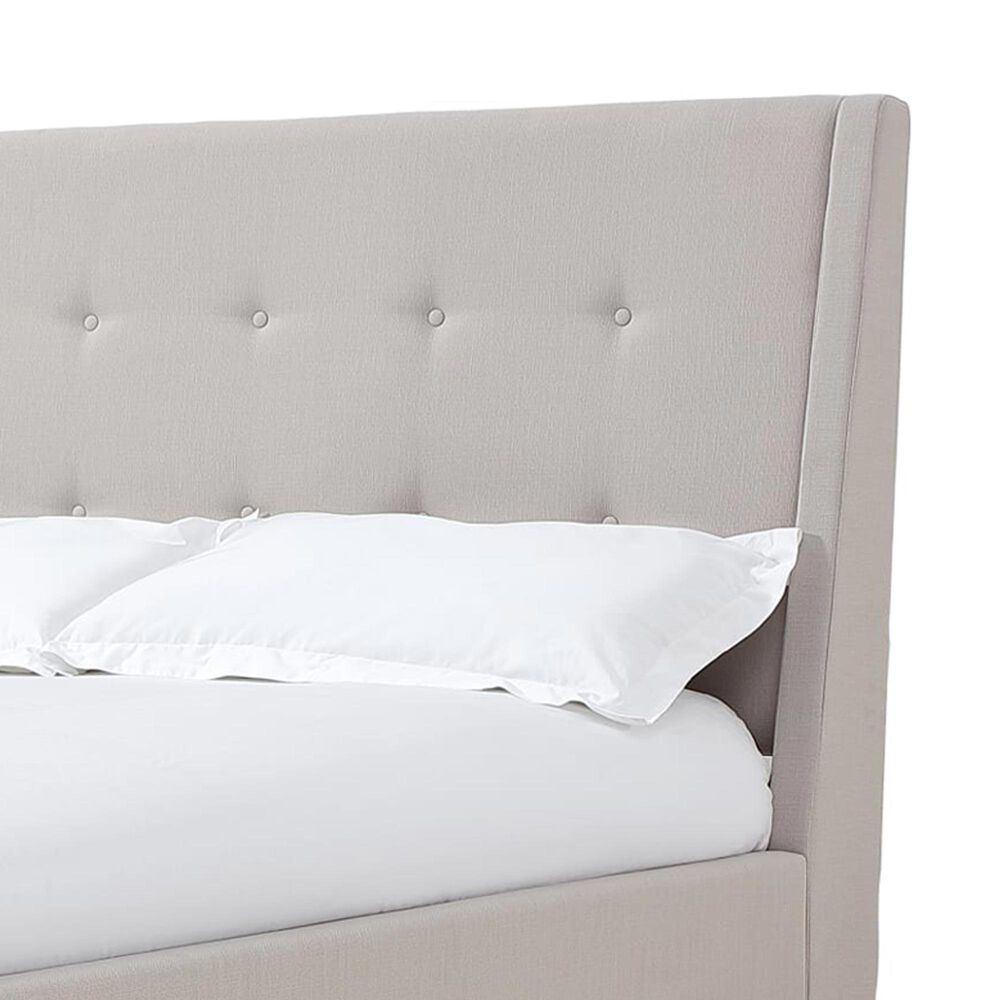 Urban Home Madera Queen-Size Upholstered Platform Bed in Putty (2026), , large