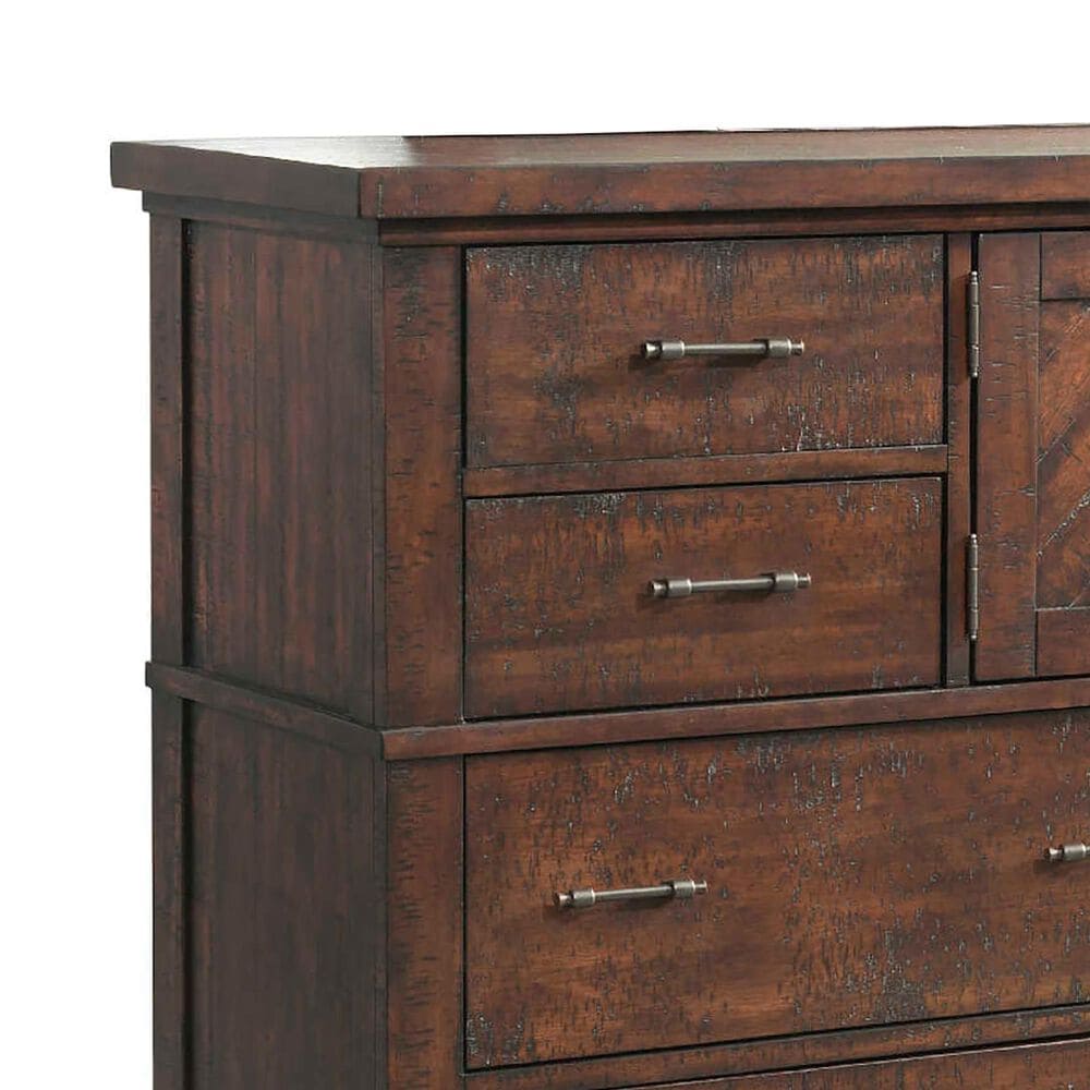 Mayberry Hill Dresser and Mirror in Cherry, , large