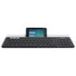 Logitech K780 Multi-Device Wireless Keyboard in Dark Grey and Plain White, , large
