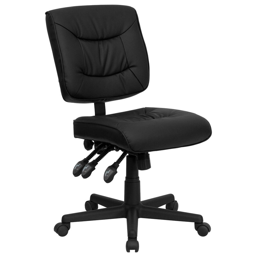 Flash Furniture Swivel Task Chair in Black, , large