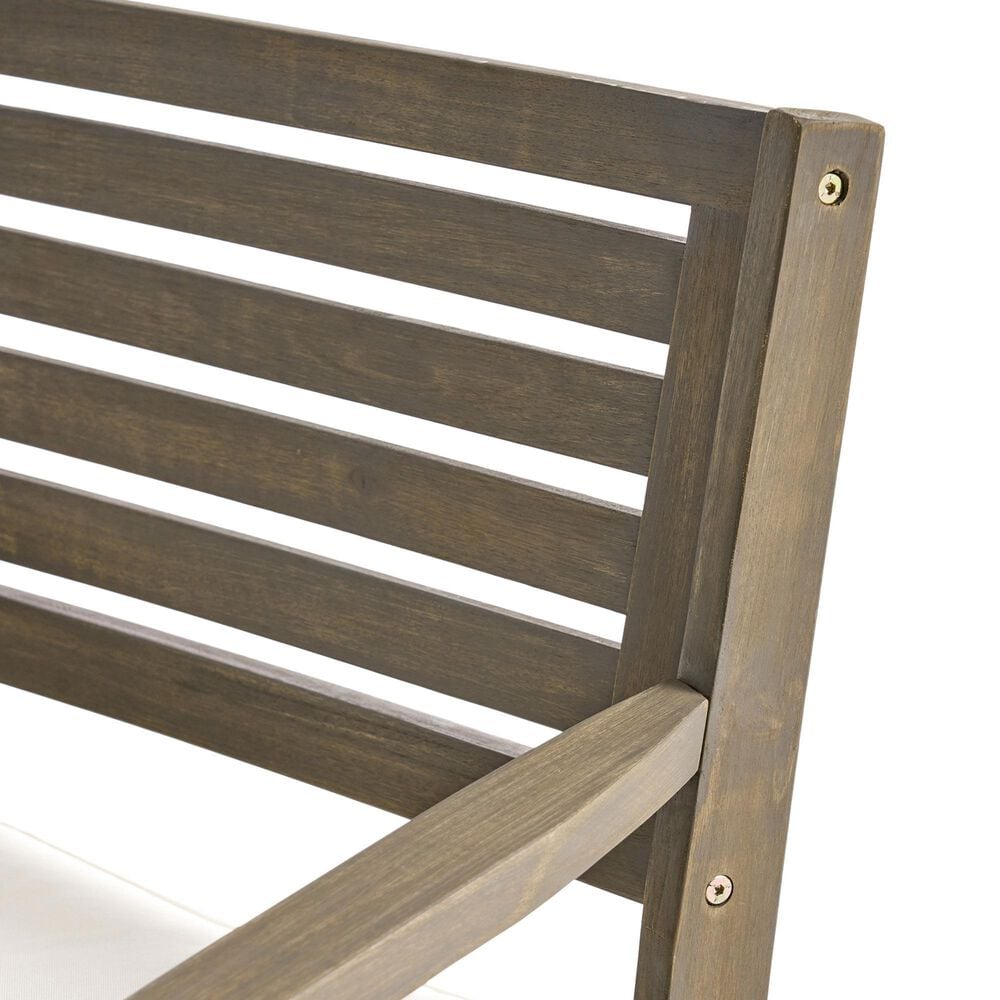 Hearth and Haven Helen Outdoor Dining Chair in Cream (Set of 2), , large