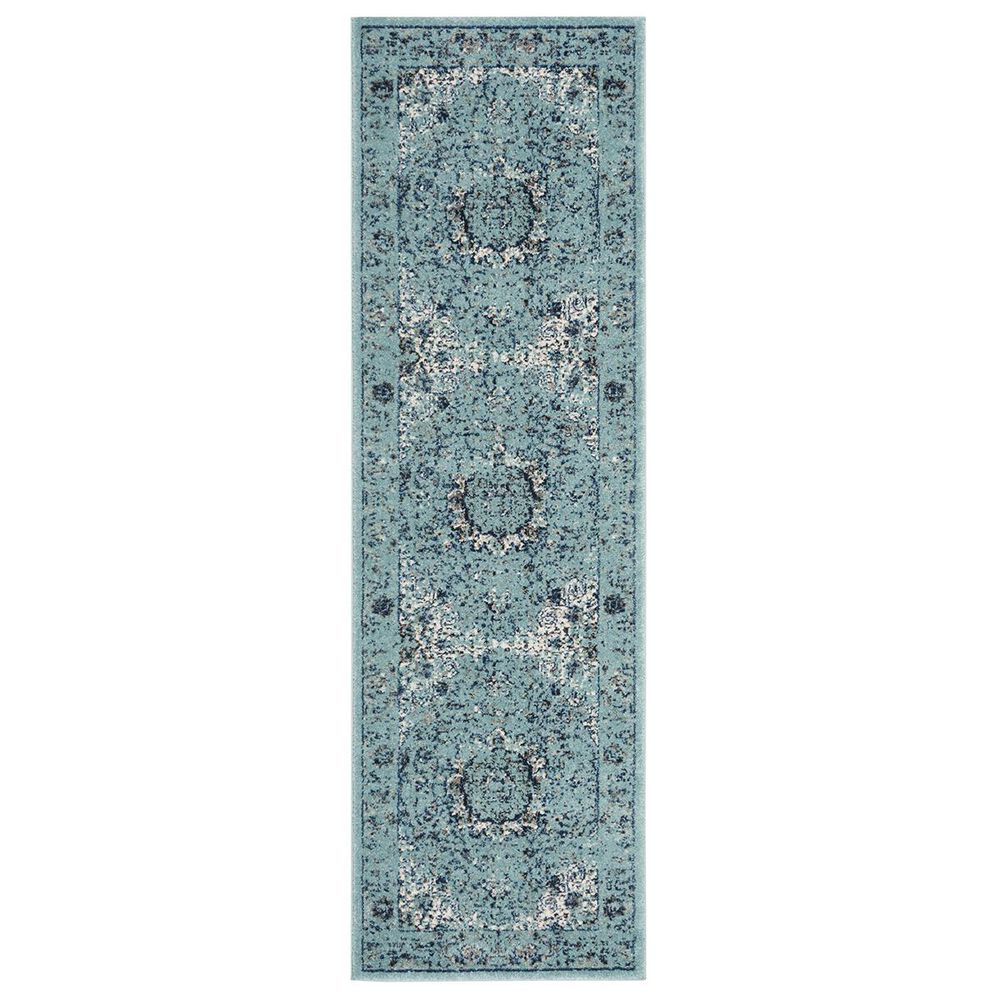 Safavieh Evoke EVK220E 2&#39;2&quot; x 15&#39; Light Blue Runner, , large