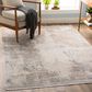 Surya Solar 10" x 14" Light Brown, Medium Gray, Charcoal and White Area Rug, , large