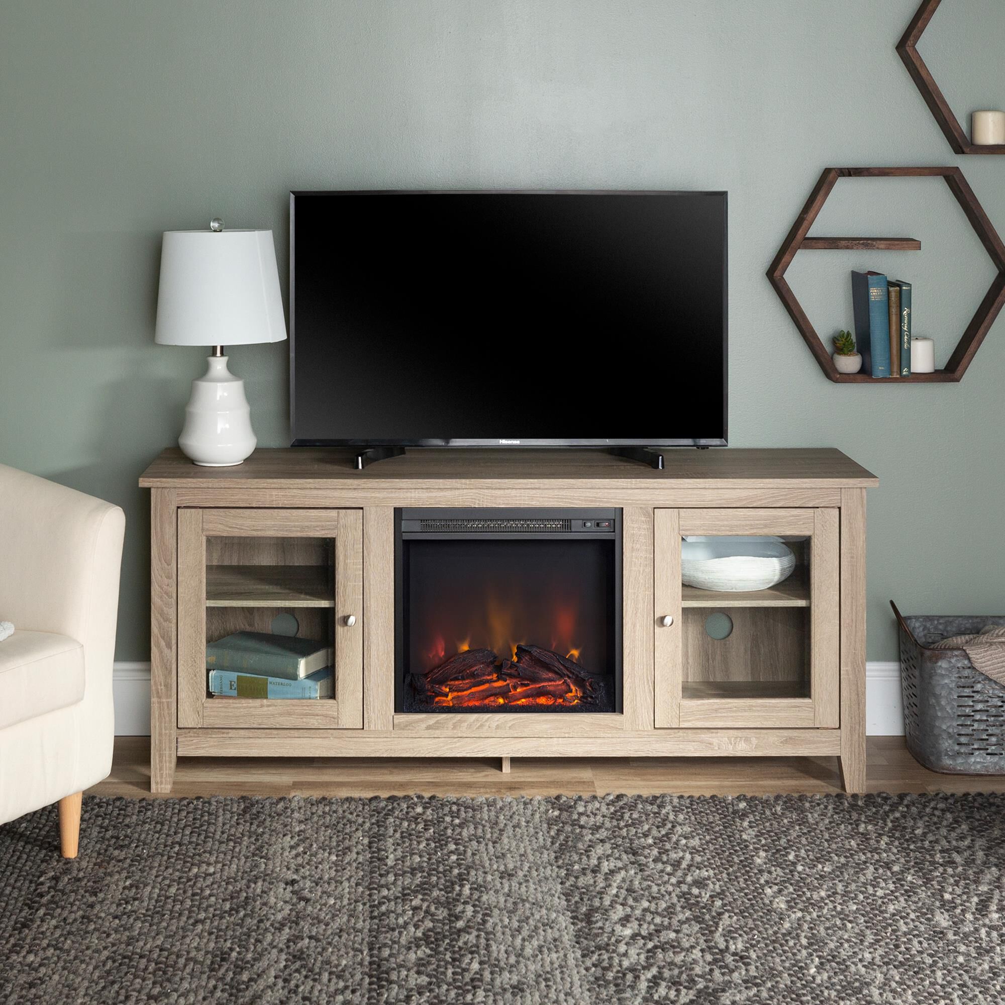 Walker edison discount driftwood tv stand