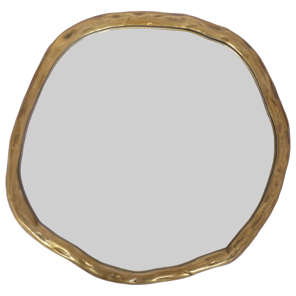 Moe&#39;s Home Collection Foundry Small Mirror in Gold, , large
