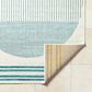 Surya Alfresco 8"10" x 12"10" Light Silver, Beige, Nickel and Pewter Indoor/Outdoor Area Rug, , large