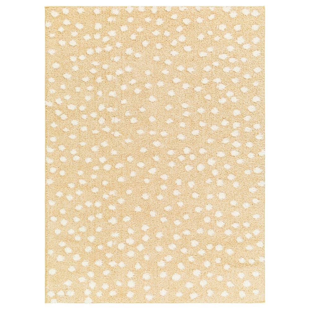 Surya Rodos RDO2351 6"7" x 9" Mustard, White, Peach Area Rug, , large