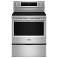 Maytag 5.3 Cu. Ft. Freestanding Electric Range with Grill Mode in Fingerprint Resistant Stainless Steel, , large