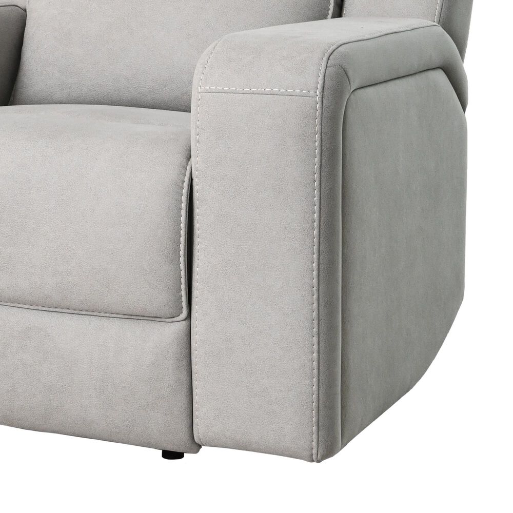 Abbyson Margaret Manual Recliner in Gray, , large
