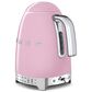 Smeg 1.7L Stainless Steel Retro Style Electric Kettle in Pink, , large