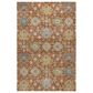 Dalyn Rug Company Silk Road Cayenne, Paprika, Ivory, Gold, Teal, Gray and Brown 9" x 12" Area Rug, , large