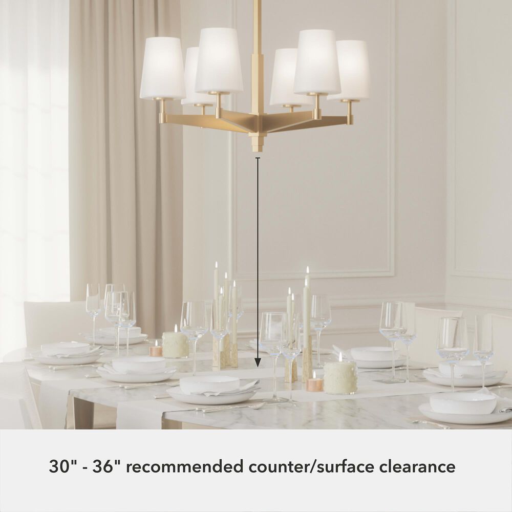 Hunter Nolita 6-Light Chandelier in Alturas Gold, , large