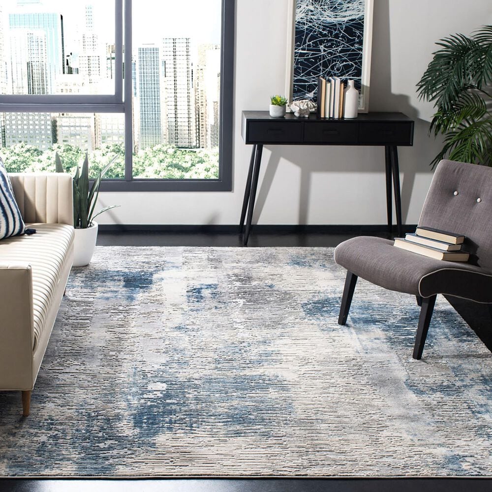 Safavieh Invista 9&#39; x 12&#39; Grey and Ivory Area Rug, , large