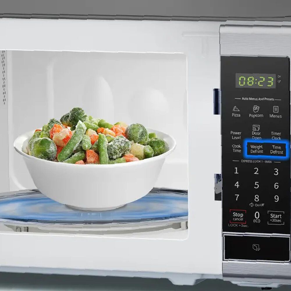 Midea 0.7 Cu. Ft. Countertop Microwave Oven in Stainless Steel, , large