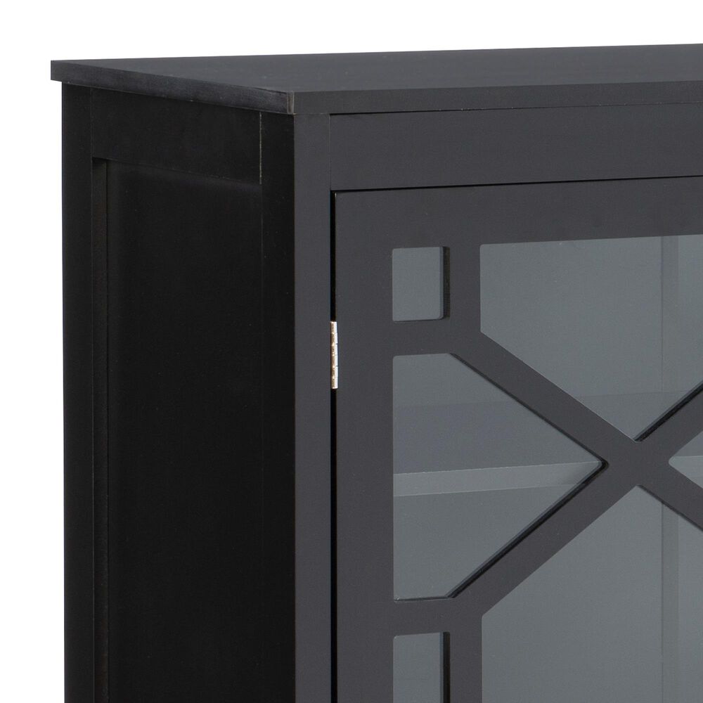 Linon Home Decor Fetti Large Cabinet in Black, , large