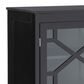 Linon Home Decor Fetti Large Cabinet in Black, , large