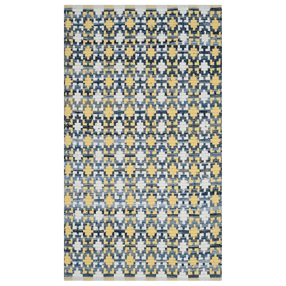 Safavieh Montauk Southwestern 3" x 5" Gold and Multicolor Area Rug, , large
