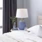 Maple and Jade Table Lamp in Shiny Blue and Gray, , large