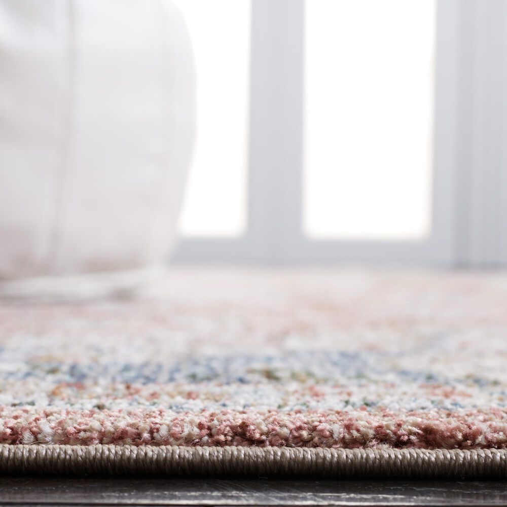 Safavieh Jasmine 2&#39;2&quot; x 9&#39; Rust and Blue Runner, , large