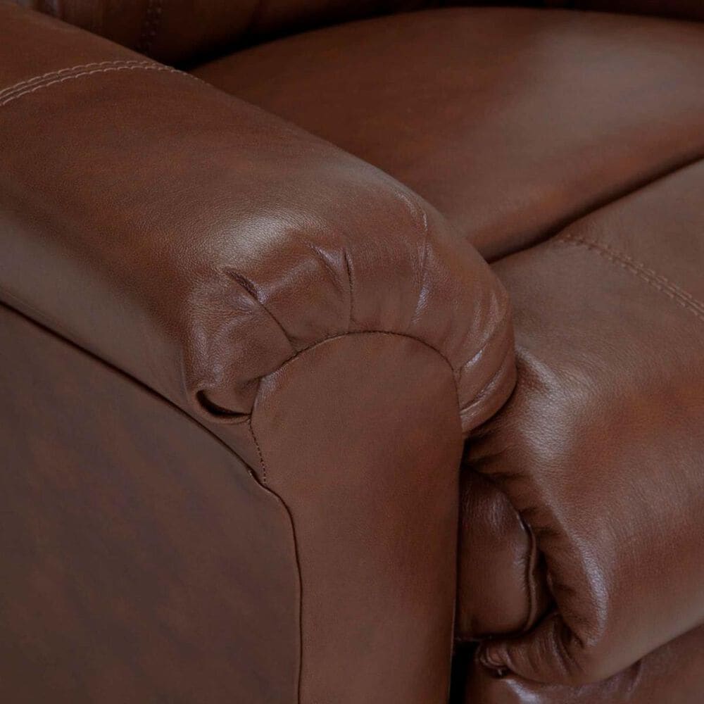 Moore Furniture Hewett Lift Recliner with Heat and Massage in Whiskey Brown, , large