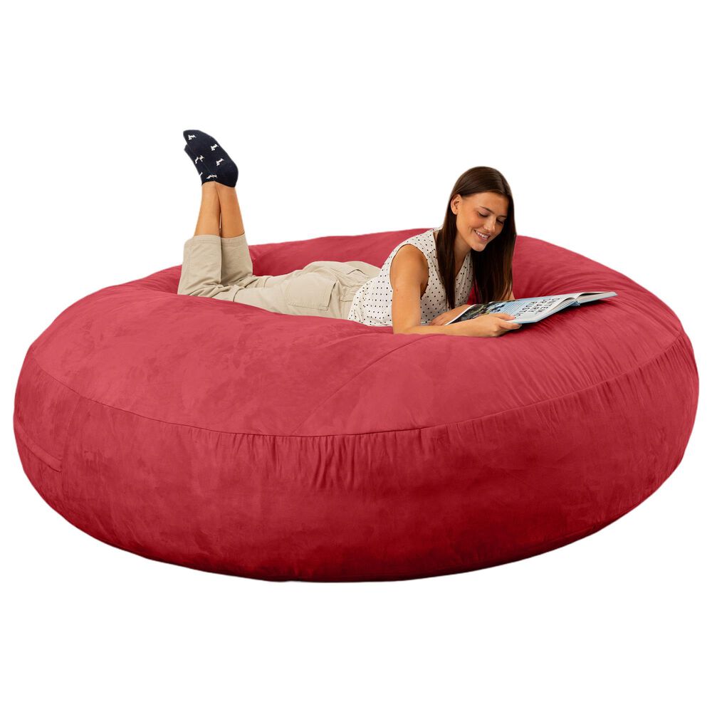 Jaxx 6&#39; Cocoon Large Bean Bag Chair in Cinnabar, , large